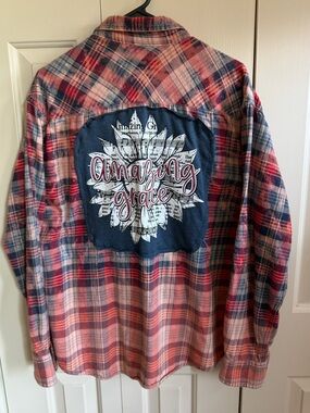 UPCYCLED FLANNEL Amazing Grace. LG.